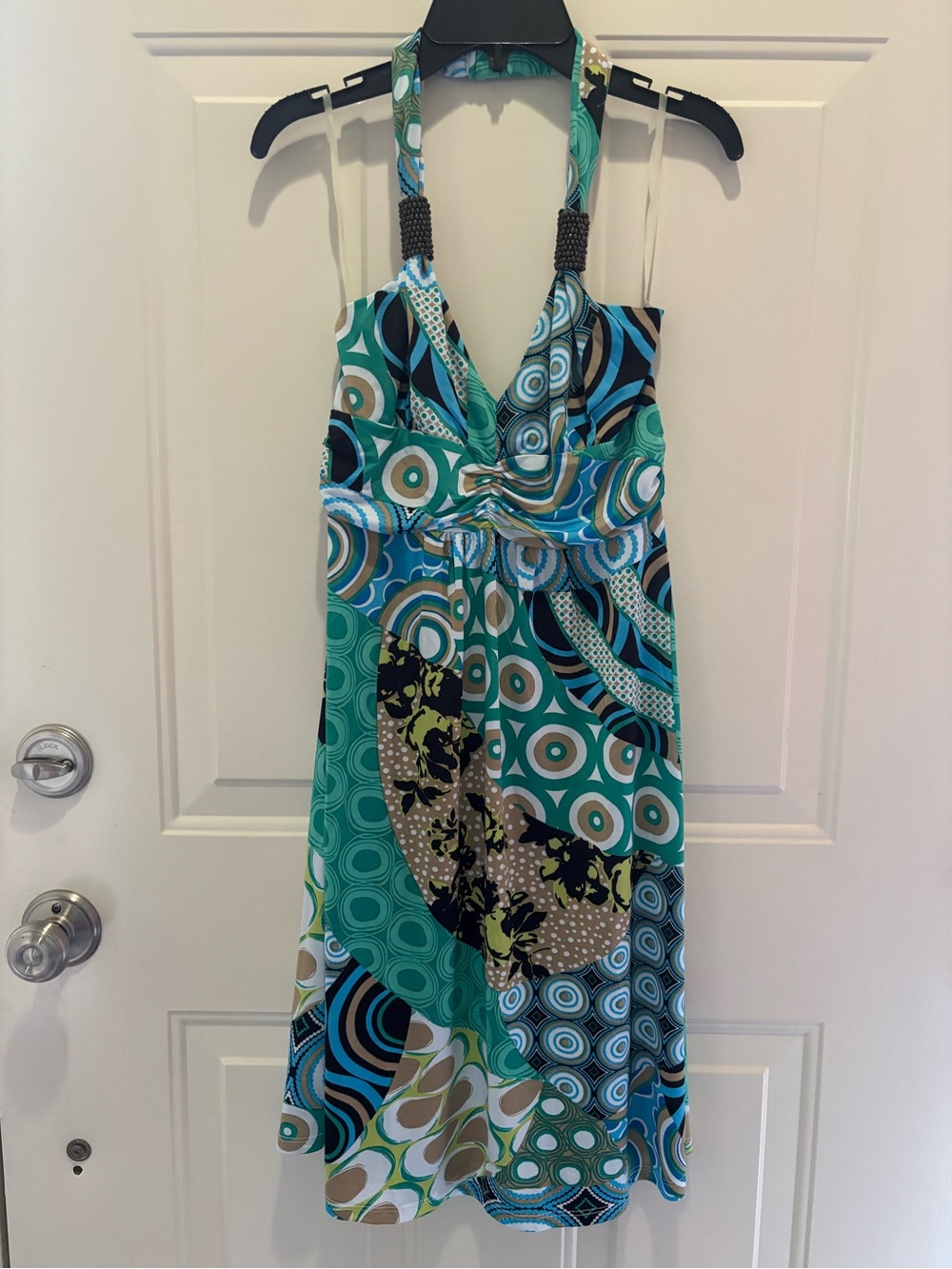 White Mark Y2K halter dress M